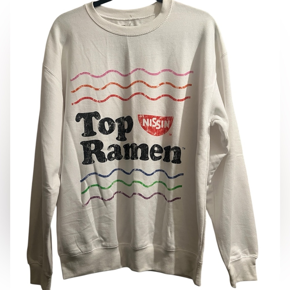 NWT TOP RAMEN Long sleeve sweatshirt Size S/M